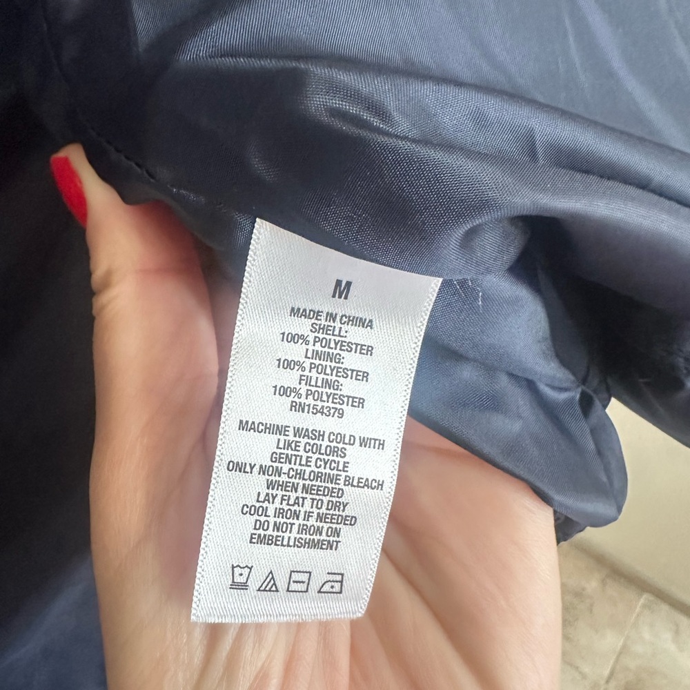 Aeropostale Dark Blue Quilted Vest - Picture 5 of 5
